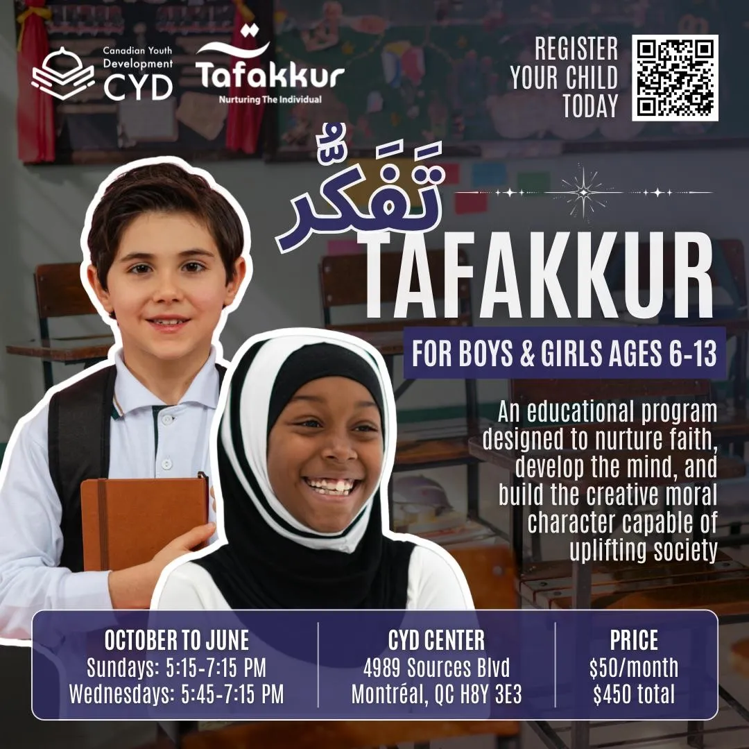 Programme Tafakkur – cours de contemplation pour enfants