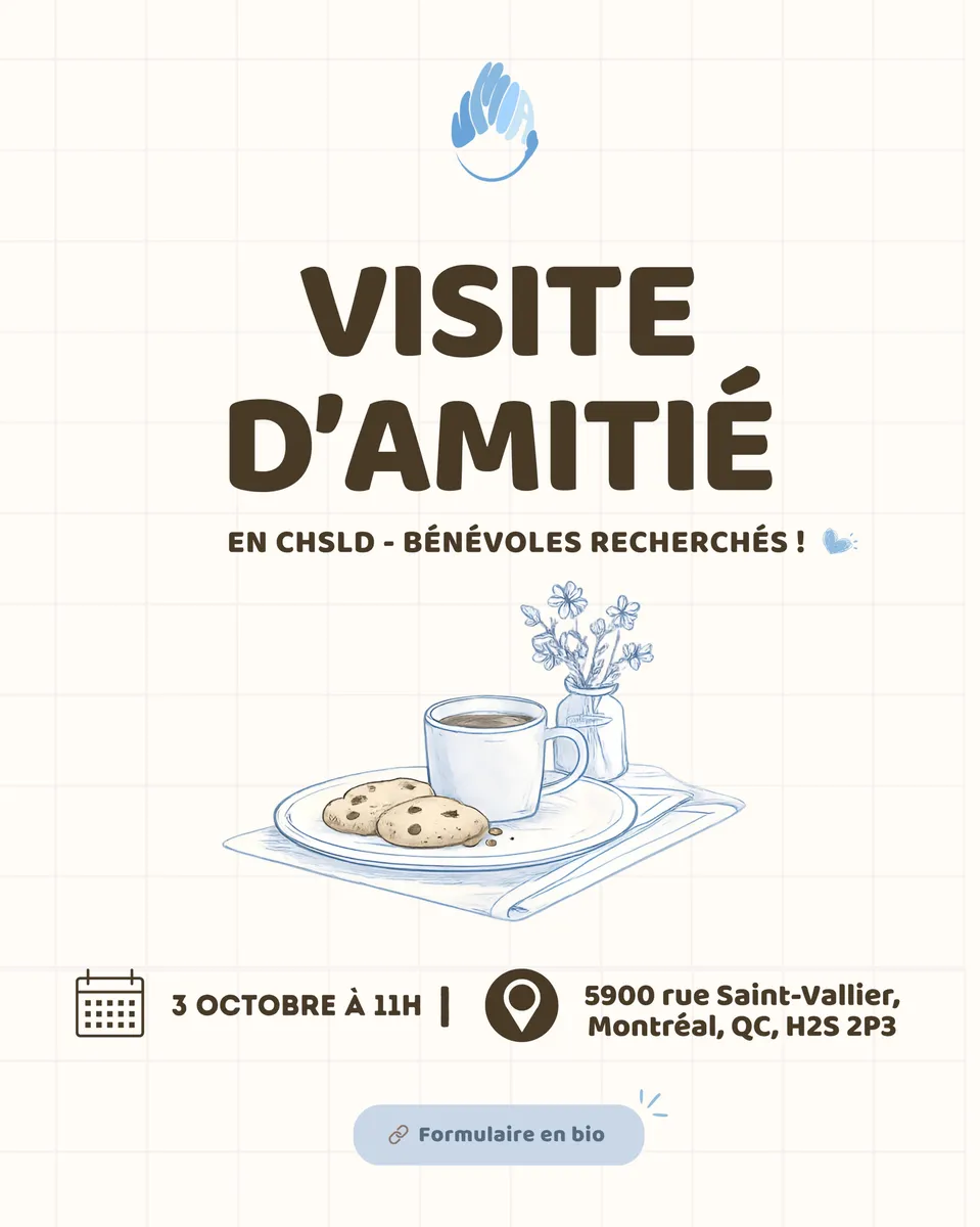 Visite d’amitié en CHSLD
