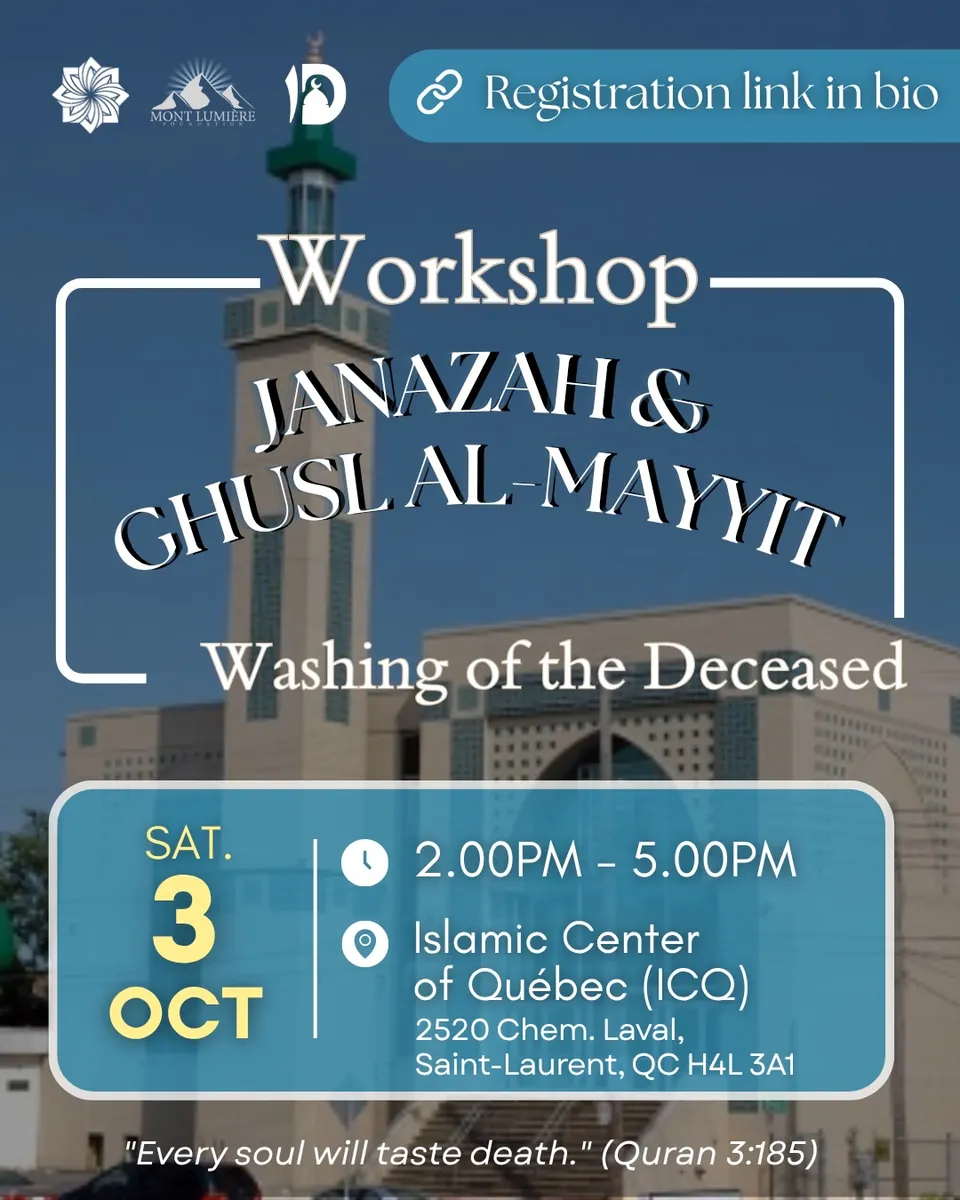 Workshop on Ghusl Al-Mayyit and Janazah rites