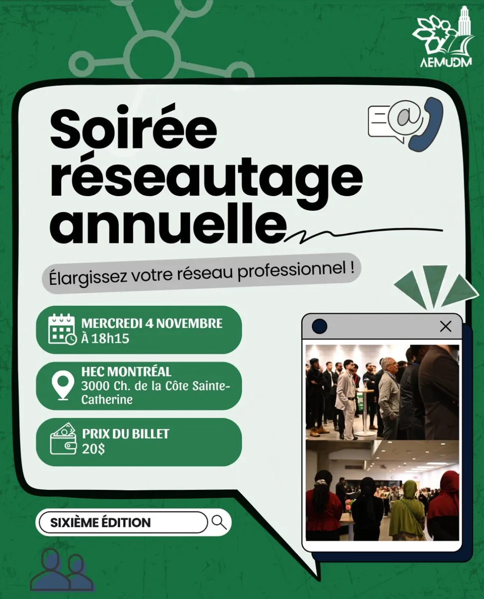 Soirée réseautage - 6e édition